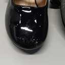 Girls Dress Shoes with Bow Mary Jane Princess Shoes Flower Girl High Heels for Toddler Little Big Kids Wedding Party Birthday (Paten Black)