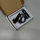 Nulaxy KM18 Bluetooth 5.4 Car Adapter with 1.44" Clear Display & Flexible Gooseneck - FM Radio Transmitter & Bluetooth Receiver for Hands-Free Calls, Wireless Music via BT/FM/AUX/TF, USB Car Charger