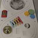 Baby Activity Cubes for Kids,Toddler Activity Cubes&Activity Center Table with Wooden Bead MazesMini Toy Car,Gears&Blocks|Wooden Desk Play Table as Montessori Toy for 1 Year Old Boy Girl