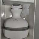 COMFIER Electric Cordless Hair Scalp Massager with Kneading 84 Massage Nodes, Handheld Portable Head Scratcher Massager for Hair Growth, Deep Clean and Stress Relax, Gifts for Men Dad (White)