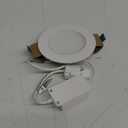 HALO Quicklink 4 Inch Canless Ultra-Thin Recessed Lighting LED Wafer Light for Ceiling and Shower - 1 Pack Add on Fixture - 640 Lumens - 5 Selectable Color Temperatures, for Residential dimmers