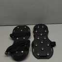 Epoxy Floor Spiked Shoes Fully Assembled Gunite Spiked Shoes with 3/4" Short Spikes for Garage Floor Epoxy, Overlays, Cover Installation,1 Pair (Black)