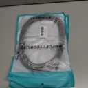 2 x 26FT 60W USB C to USB C Right Angle Fast Charging Cable,Long Cord Nylon Braided, Type C Charger Cord for,Apple-iphone 15,Sam-sung GalaxyS24 S23 S22 A15,iPad Pro/Air,Pixel 5/4 XL,One-Plus 8T,PS5 (Grey)