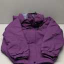 ELLSWOS Womens Winter Coats Waterproof Ski Jacket Warm Snow Jackets Windproof Windbreaker Hooded Raincoat (X-Large, Purple)