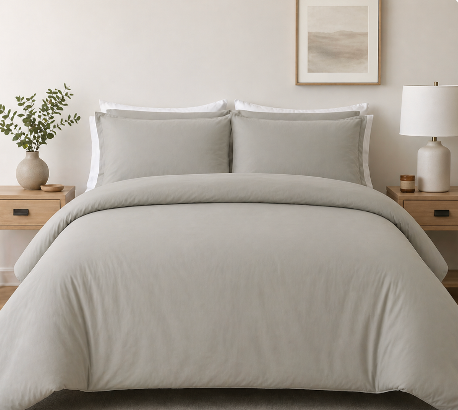 Bed Comforter Light Green,  King Size