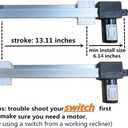 Fromann Refined-R Model JLDQ-1A and JLDQ-11 JLDQ.11.156.333K Motor Actuator Kit for Electric Power Recliner Replacement