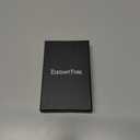 ELEGANTPARK Metal Wallet for Men Initial Monogrammed Gifts for Wedding Birthday Slim Minimalist Money Clip for Men RFID Blocking Engraved Metal Wallets with Money Clip Card Holder Letter W