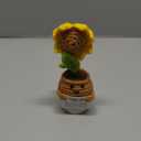 Gossby Personalized Handmade Positive Sunflower Doll Crochet with Card Custom Text - Appreciation Gift for Coworker, Friend, Teacher, Sister, Mom - Christmas, Birthday, Thank You Gift Women, Men