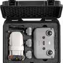 Waterproof Hard Case for DJI Mini 4K / 2 SE / 2 Fly More Combo – Professional IP67 Shockproof Drone Carrying Case with Automatic Pressure Valve & Odor-Free Foam for Travel & Accessories (Case Only)