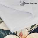 Tropical Floral Satin Pillowcase for Hair and Skin, Standard Size Slip Silk Pillow Covers Satin Pillowcase Without Zipper Pillow Cases 20"x26" Silk Pillowcases for Bedroom Sofa Home Decor (Flower9)