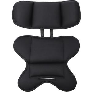 Head and Body Support Car Seat Insert, Soft Breathable Car Seat Cushion, Universal Carseat Insert Support for Stroller, Swing & Carrier (Black)