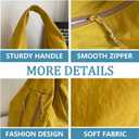 KAMEILONG Large Nylon Hobo Bag Women Crescent Shoulder Bag Vintage Tote Bag Casual Shopper Handbag for Women