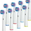 Replacement Toothbrush Heads for Oral-B, 7 Pack Replacement Heads Compatible with Oral B Braun Electric Toothbrush (White)