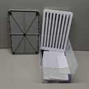 Upgrade Bread Slicer for Homemade Bread with Bread Box, Bread Slicing Guide Adjustable Width, Foldable and Compact Cutting Guide with Crumb Tray, Suitability for Homemade Bread, Bagels,Cakes