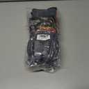 2 x Heat Logic Thermal Winter Gloves, Touchscreen Compatible with Fleece Lining For Cold Weather, Water-Resistant Hiking Gloves (Gray, S)