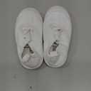 Boys Girls White Shoes for Kids Canvas Sneaker Slip-on Light Weight Comfortable Causal Skin-Friendly Walking Shoes (8.5 Toddler, Lace-up White)