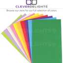 CleverDelights 8 x 12 Inch Black Foam Sheets - 10 Pack - 1/4" (6mm) Extra Thick Craft Sheets