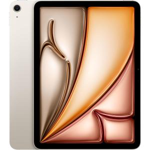 Apple iPad Air 11-inch with M3 chip Built for Apple Intelligence, Liquid Retina Display, 256GB, 12MP Front/Back Camera, Wi-Fi 6E, Touch ID, All-Day Battery Life  Starlight