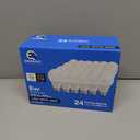 ENERGETIC SMARTER LIGHTING 24-Pack A19 LED Light Bulbs 60 Watt Equivalent, Cool White 4000K, E26 Medium Base, Non-Dimmable LED Light Bulb, ETL Listed