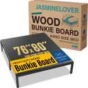 Bunkie Board King 76x80 Heavy-Duty Reinforced Wood Base for Under Mattress, King-Size