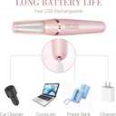 Upgraded Electric Callus Removers for Feet, Electric Foot Callus Remover, Rechargeable Portable Electronic Foot File Pedicure Tools, Professional Pedi Feet Care for Dry/Dead Skin, for Feet & Hands (Pink)