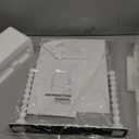 HIEEY Lighted Makeup Mirror, Hollywood Vanity Mirror with Lights, Three Color Lighting Modes, and 5X Magnification Mirror, Smart Touch Control, 360Rotation (17.3in,White,Gift Box)