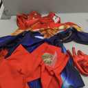 Womens Girls Superhero Cosplay Costume Halloween Spandex Jumpsuit Costume 3D Style Cosplay Suit (Large, Adult)