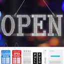 Open Signs for Business, klassikaline Ultra Bright Large LED Open Signs Business Hour Open Sign for Hotel, Store, Bar, Retail Shop, Salon, Restaurant(30 * 10 inch)