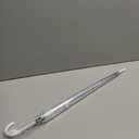 Totes Adult Clear Bubble Umbrella with Dome Canopy and Lightweight Wind and Rain Protection