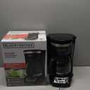 BLACK+DECKER 12-Cup Digital Coffee Maker, Programmable, Washable Basket Filter, Sneak-A-Cup, Auto Brew, Water Window, Keep Hot Plate, Black