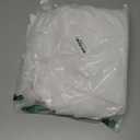 ZebraSmile 1 Panel Tab Top Voile Sheer Curtain Loop Sheers for Living Room Divide Drape Bedroom Small Window Drape White 69(H) X55(W) in