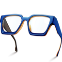 livho Oversized 99% Blue Light Glasses for Woman - Rectangle Fashion Glasses for Computer, Chic Preppy Frame - Anti Eyestrain