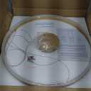 Modern LED Chandelier Gold High Ceiling Ring Chandeliers with Remote Control Circular Pendant Light Dimmable for Dining Room Living Room Bedroom Hallway Kitchen Island(3000K-6500K D23.6)