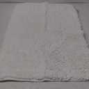 Color&Geometry White Large Bathroom Rugs, Absorbent, Non Slip, Soft, Washable, Quick Dry, 24"x36" Bath Mats for Bathroom, Microfiber Bath Rug Shower Mat, White