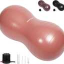 INPANY Peanut Ball - Exercise Ball for Labor Birthing, Anti-Burst Physical Therapy for Kids, Core Strength, Flexible Seating, Home & Gym Fintness, Sensory Chair Wiggle Seat for Girls and Boys