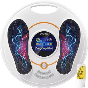 OSITO TENS EMS Foot Massager for Neuropathy and Plantar Fasciitis Pain Relief, FSA/HSA Eligible, Electronic Nerve Stimulator for Edema and Circulation Relief in Legs and Feet