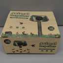 Ultrasonic Solar Animal Repeller for Yard, 6 Modes Outdoor Animal Repellent with PIR Motion Sensor & Flashing Light, Animals Deterrent for Squirrel Bird Deer Cat Skunk Dog for Yard Garden