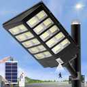ZJOJO 3200W Solar Street Lights, 800 LED Waterproof Outdoor Parking Lot Lights, 6500K 20000LM Commercial Solar Lights with Dusk to Dawn and Motion Sensor for Garden Patio