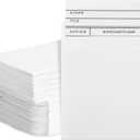 100 Pack Library Card Pockets Self Adhesive for Book Checkouts, CDs, DVDs, Classroom Supplies (3.5 x 4.5 in)