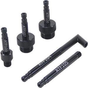 5PCS ATF Adaptor Set Automatic Transmission Fluid Oil Filling Filler Adapter Replacement Tool Compatible with VW Audi 09G 01J 722.9 CVT DSG ATF Benz 722.9