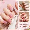 JODSONE 36Pcs Jelly Gel Nail Polish Kit with 4 Functional Gel for All Seasons