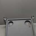 Lumex Folding Walker Tray with Cup Holders  Clip-On Walker Accessory, Tool-Free Installation, Grey