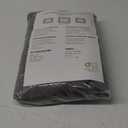 Joydeco Blackout Curtains 90 Inch Length 2 Panels Set, Thermal Insulated Long Curtains& Drapes 2 Burg, Room Darkening Grommet Drapes for Living Room Bedroom Window (W52 x L90 Inch, Dark Grey)