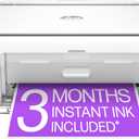 HP DeskJet 2855e Wireless All-in-One Color Inkjet Printer, Scanner, Copier, Best-for-home, 3 months of Instant Ink included, Single-band Wi-Fi connectivity (588S5A)