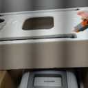 Giraffe Tools Retractable Hose Reel with 1/2 Inch x 100FT, Heavy Duty Ground Mount Garden Hose Reel, Automatic Rewind,with 9-Function Sprayer Nozzle & Flexible Swivel Base