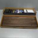 Floating Book Shelves for Wall 3-Pack, 24 Inch Long Wall Mount Bookshelf for Bedroom, Rustic Farmhouse Wood Hanging Bookshelves for Living Room Office Books Plants (Dark Brown)