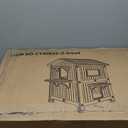 Insulated Outdoor Cat House Weatherproof for Feral Multi Cat, 2 Story Plastic Elevated Cat Shelter with Escape Door, Easy Assemble, Expansive Interior Grey 34" D x 21" W x 21.5" H