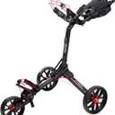 Bag Boy Nitron Golf Push Cart (Black/Red)