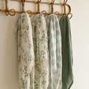 GLLQUEN BABY Receiving Blanket Boy Cotton Muslin Swaddle Blankets Girl Newborn Squares Breathable & Soft Thin Baby Blankets Cloths Double Absorbent Infant Swaddling Wrap - 6 Pack (Apple)