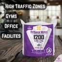 Tazza TAZZAWP1200 Wet Wipes - Bulk 4 x 1200 Ct, Durable Pre-Saturated Cleaning Gym Equip Wipes. 1 penny a wipe!